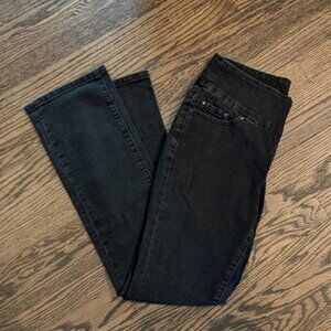 Jag Brand Ladies' Jeans,  Black, High Rise Boot Leg, Size 0P -
